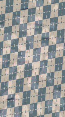 Benzersiz dijital animasyon tarzı grafikleri olan yaratıcı ortam tasarımı için yenilikçi hareket dokusu