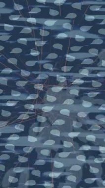 Organik desenli yüzey giriş stili video film sanatı ile soyut arkaplan tasarımı