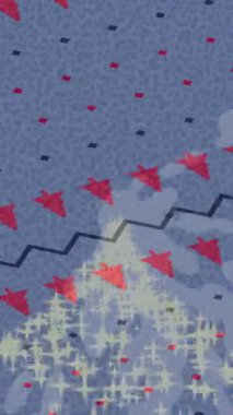 Dijital doku yüzey tasarım biçimi ile modern video animasyonu için gelişmiş hareket grafikleri