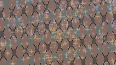 Benzersiz video giriş tasarımı projeleri için detaylı yüzey kalıbı film animasyon stili grafik girişi