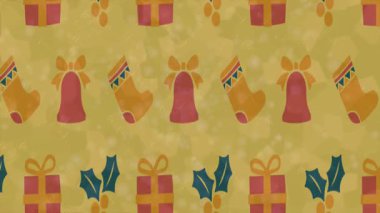 Soyut hareket desenli fütüristik video üretimi için dinamik dijital arkaplan