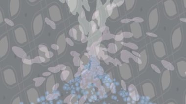 Soyut hareket desenli fütüristik video üretimi için dinamik dijital arkaplan