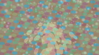 Soyut hareket desenli fütüristik video üretimi için dinamik dijital arkaplan