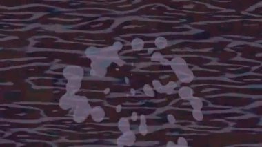 Organik desenli yüzey giriş stili video film sanatı ile soyut arkaplan tasarımı