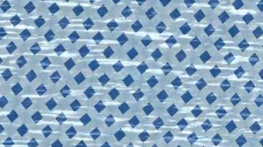 Benzersiz dijital animasyon tarzı grafikleri olan yaratıcı ortam tasarımı için yenilikçi hareket dokusu