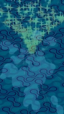 Benzersiz hareket dokusu tasarım sanatı ile profesyonel video düzenleme için modern soyut grafikler