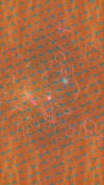 Benzersiz dijital animasyon tarzı grafikleri olan yaratıcı ortam tasarımı için yenilikçi hareket dokusu