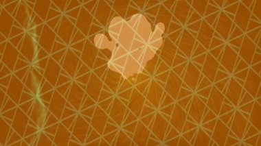 Benzersiz video giriş tasarımı projeleri için detaylı yüzey kalıbı film animasyon stili grafik girişi