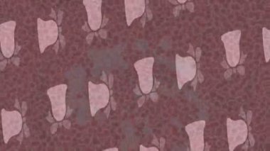 Benzersiz video giriş tasarımı projeleri için detaylı yüzey kalıbı film animasyon stili grafik girişi