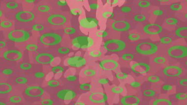 Dijital doku yüzey tasarım biçimi ile modern video animasyonu için gelişmiş hareket grafikleri