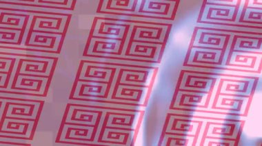 Benzersiz video giriş tasarımı projeleri için detaylı yüzey kalıbı film animasyon stili grafik girişi