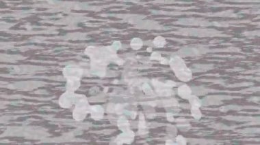 Soyut hareket desenli fütüristik video üretimi için dinamik dijital arkaplan