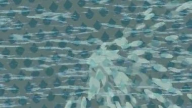 Benzersiz video giriş tasarımı projeleri için detaylı yüzey kalıbı film animasyon stili grafik girişi