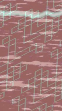 Benzersiz video giriş tasarımı projeleri için detaylı yüzey kalıbı film animasyon stili grafik girişi