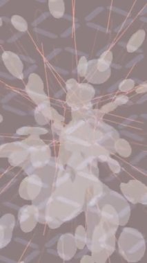 Organik desenli yüzey giriş stili video film sanatı ile soyut arkaplan tasarımı