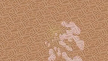 Dijital doku yüzey tasarım biçimi ile modern video animasyonu için gelişmiş hareket grafikleri