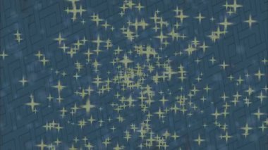 Soyut hareket desenli fütüristik video üretimi için dinamik dijital arkaplan