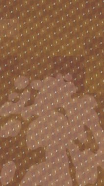 Benzersiz dijital animasyon tarzı grafikleri olan yaratıcı ortam tasarımı için yenilikçi hareket dokusu