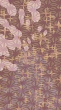 Benzersiz dijital animasyon tarzı grafikleri olan yaratıcı ortam tasarımı için yenilikçi hareket dokusu