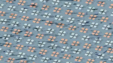 Benzersiz video giriş tasarımı projeleri için detaylı yüzey kalıbı film animasyon stili grafik girişi