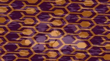 Lüks hareket projeleri için soyut tasarım stili animasyonu olan üst düzey dijital doku