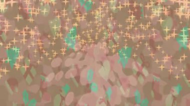 Benzersiz dijital animasyon tarzı grafikleri olan yaratıcı ortam tasarımı için yenilikçi hareket dokusu