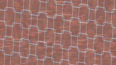 Benzersiz dijital animasyon tarzı grafikleri olan yaratıcı ortam tasarımı için yenilikçi hareket dokusu