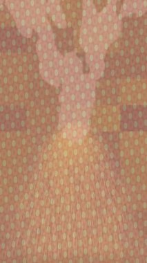 Estetik doku arkaplan tasarımı renkli hareket grafikleri ile moda film giriş profosyoneli