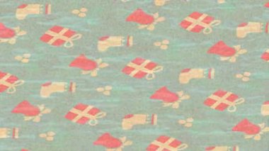 Lüks hareket projeleri için soyut tasarım stili animasyonu olan üst düzey dijital doku