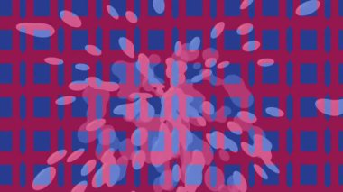 Benzersiz dijital animasyon tarzı grafikleri olan yaratıcı ortam tasarımı için yenilikçi hareket dokusu