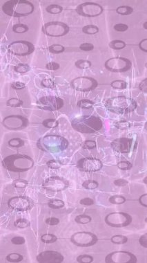 Benzersiz video giriş tasarımı projeleri için detaylı yüzey kalıbı film animasyon stili grafik girişi