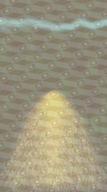 Benzersiz video giriş tasarımı projeleri için detaylı yüzey kalıbı film animasyon stili grafik girişi