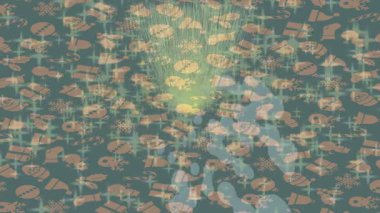 Yaratıcı video düzenleme film tasarımı için benzersiz hareket grafikleri biçimi giriş hareketi video pro