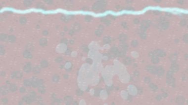 Benzersiz dijital animasyon tarzı grafikleri olan yaratıcı ortam tasarımı için yenilikçi hareket dokusu