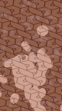 Benzersiz hareket grafikleri tasarım sanatına sahip yaratıcı film üretimi için özet bir arkaplan