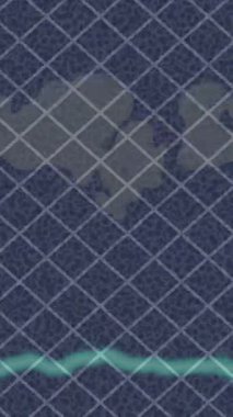 Dijital doku yüzey tasarım biçimi ile modern video animasyonu için gelişmiş hareket grafikleri