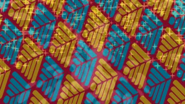 Soyut hareket desenli fütüristik video üretimi için dinamik dijital arkaplan