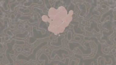 Organik desenli yüzey giriş stili video film sanatı ile soyut arkaplan tasarımı