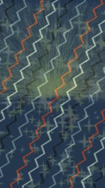 Lüks hareket projeleri için soyut tasarım stili animasyonu olan üst düzey dijital doku