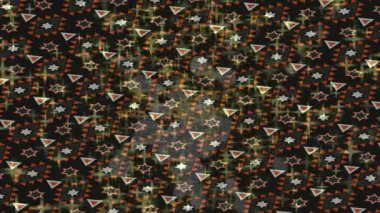 Benzersiz video giriş tasarımı projeleri için detaylı yüzey kalıbı film animasyon stili grafik girişi