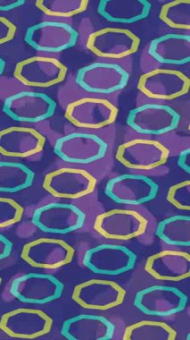 Benzersiz video giriş tasarımı projeleri için detaylı yüzey kalıbı film animasyon stili grafik girişi