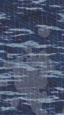 Benzersiz hareket grafikleri tasarım sanatına sahip yaratıcı film üretimi için özet bir arkaplan