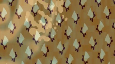 Organik desenli yüzey giriş stili video film sanatı ile soyut arkaplan tasarımı