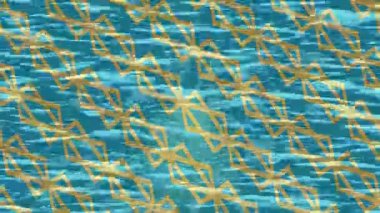 Benzersiz dijital animasyon tarzı grafikleri olan yaratıcı ortam tasarımı için yenilikçi hareket dokusu