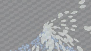 Benzersiz video giriş tasarımı projeleri için detaylı yüzey kalıbı film animasyon stili grafik girişi