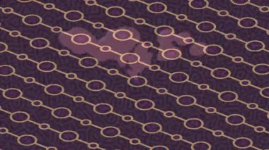 Benzersiz dijital animasyon tarzı grafikleri olan yaratıcı ortam tasarımı için yenilikçi hareket dokusu