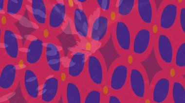 Benzersiz dijital animasyon tarzı grafikleri olan yaratıcı ortam tasarımı için yenilikçi hareket dokusu