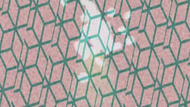 Benzersiz video giriş tasarımı projeleri için detaylı yüzey kalıbı film animasyon stili grafik girişi