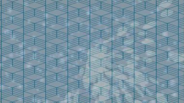 Benzersiz dijital animasyon tarzı grafikleri olan yaratıcı ortam tasarımı için yenilikçi hareket dokusu