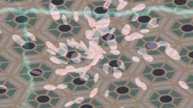 Modern medya üretimi için fütüristik dijital soyut doku sinematik tarz hareketli grafik ögesi